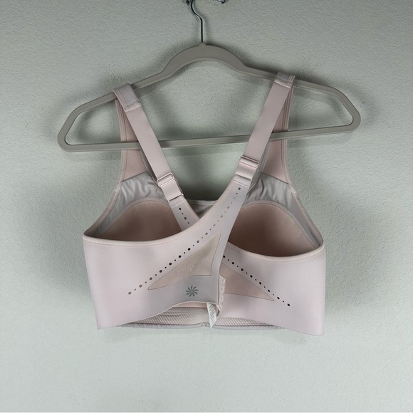 Athleta Light Pink Phenomena Athletic Athleisure High Impact Bra Size 36D - Picture 2 of 6